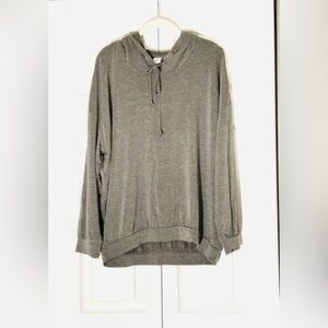 BP Gray Lightweight Slouchy Relaxed Long Sleeve Hoodie, Like New